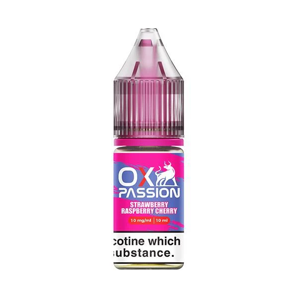Oxva OX Passion Nic Salt Strawberry Raspberry Cherry 10ml E-Liquid