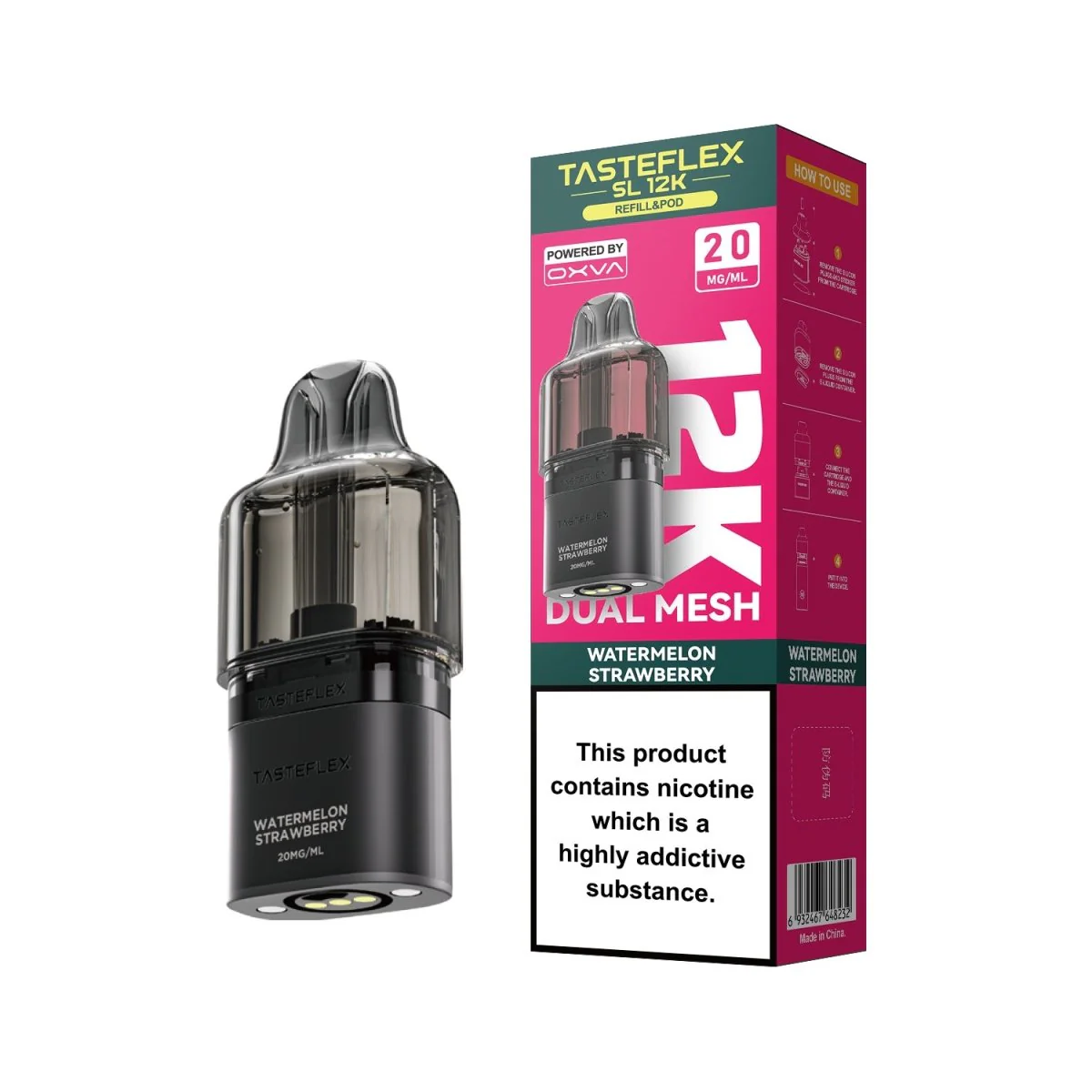 OXVA Tasteflex SL 12K Pre Filled Replacement Pods - Image 11