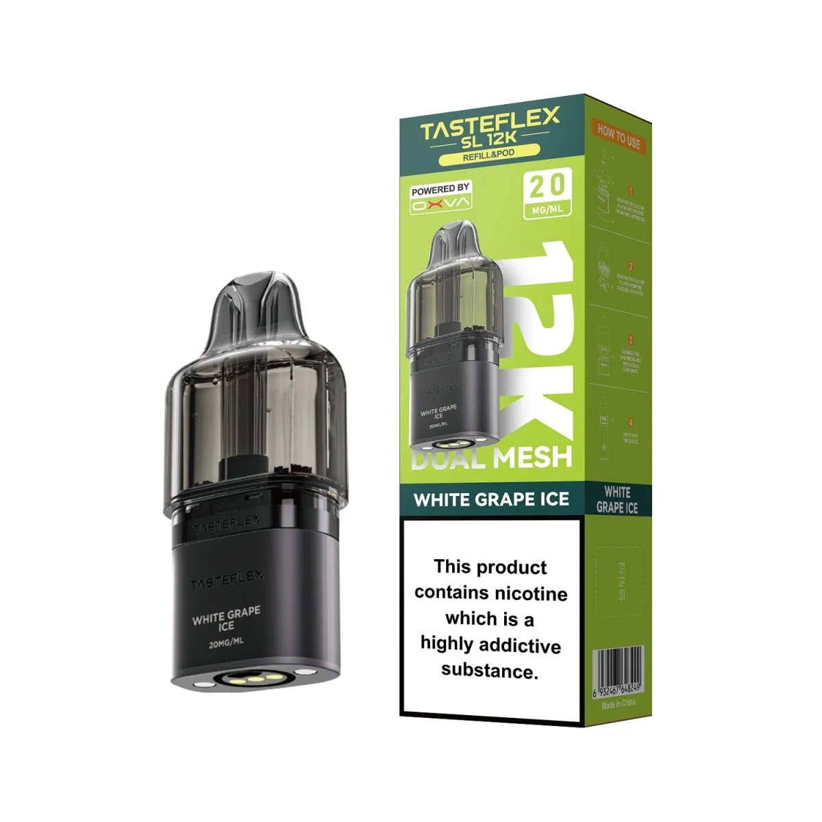 OXVA Tasteflex SL 12K Pre Filled Replacement Pods - Image 12
