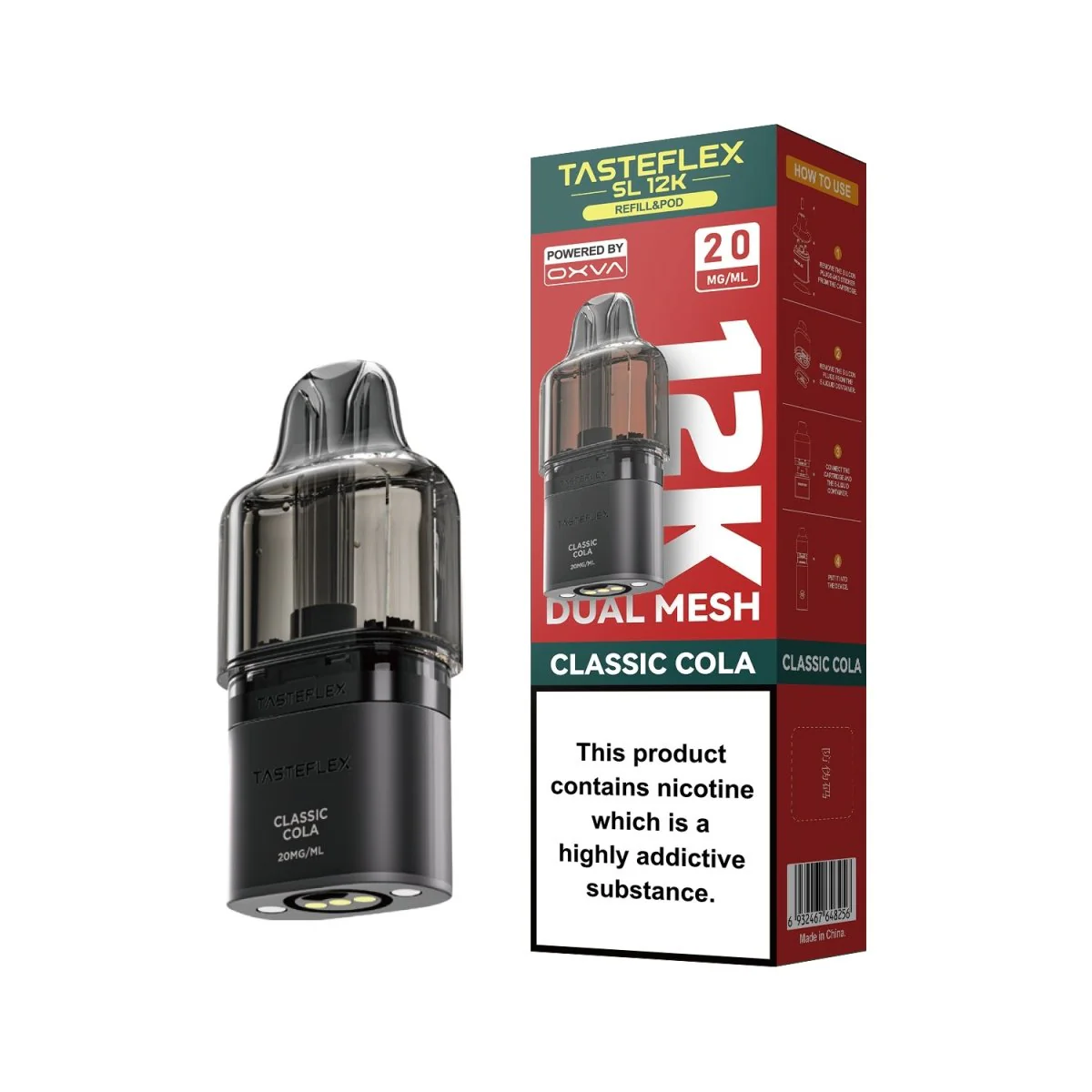 OXVA Tasteflex SL 12K Pre Filled Replacement Pods - Image 3