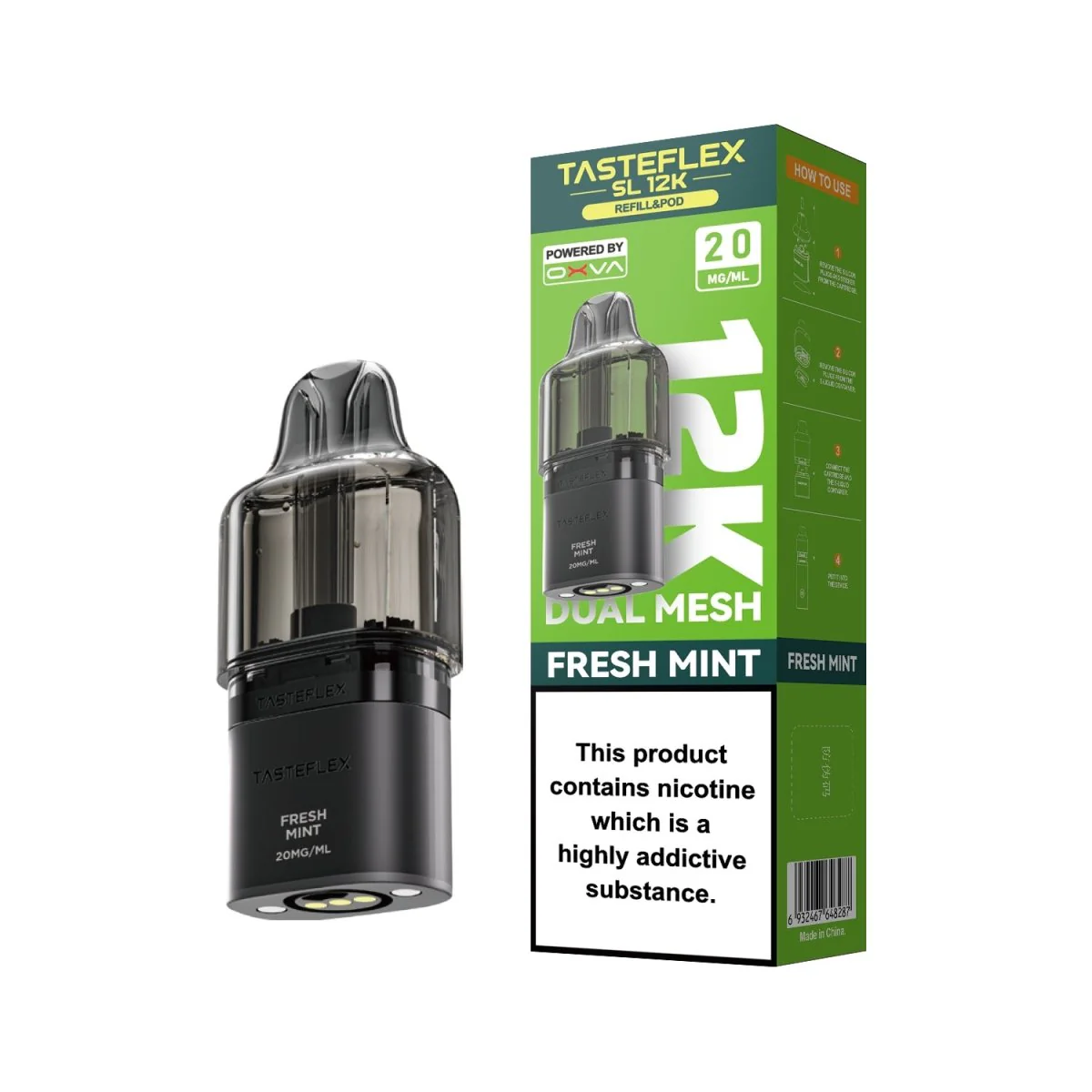 OXVA Tasteflex SL 12K Pre Filled Replacement Pods - Image 4