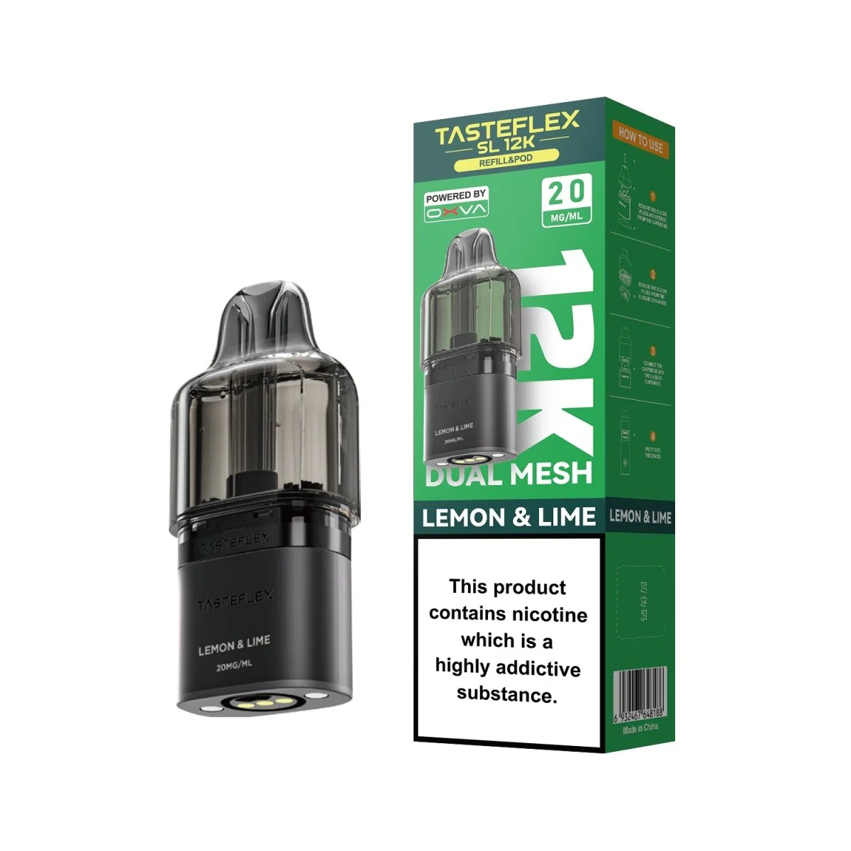 OXVA Tasteflex SL 12K Pre Filled Replacement Pods - Image 6