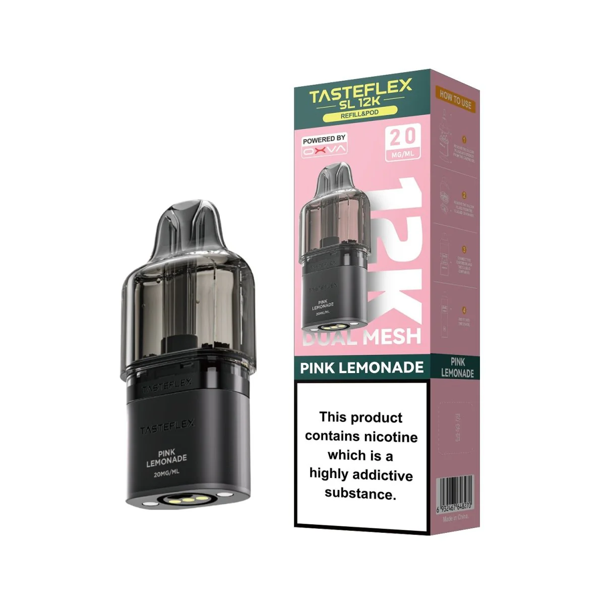 OXVA Tasteflex SL 12K Pre Filled Replacement Pods - Image 7