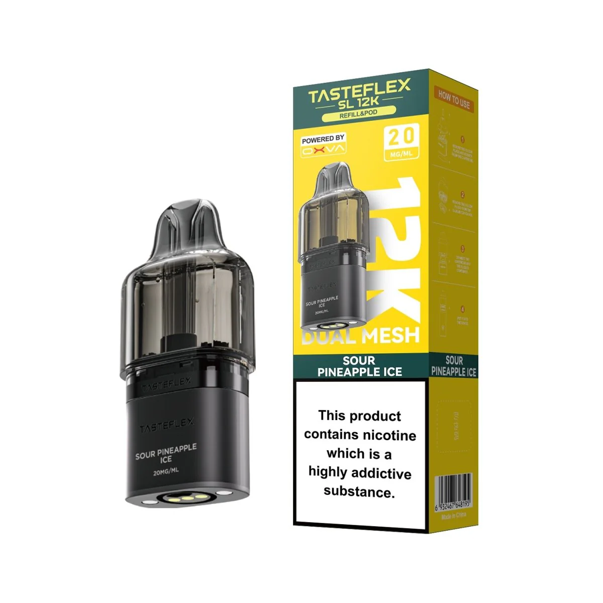 OXVA Tasteflex SL 12K Pre Filled Replacement Pods - Image 8