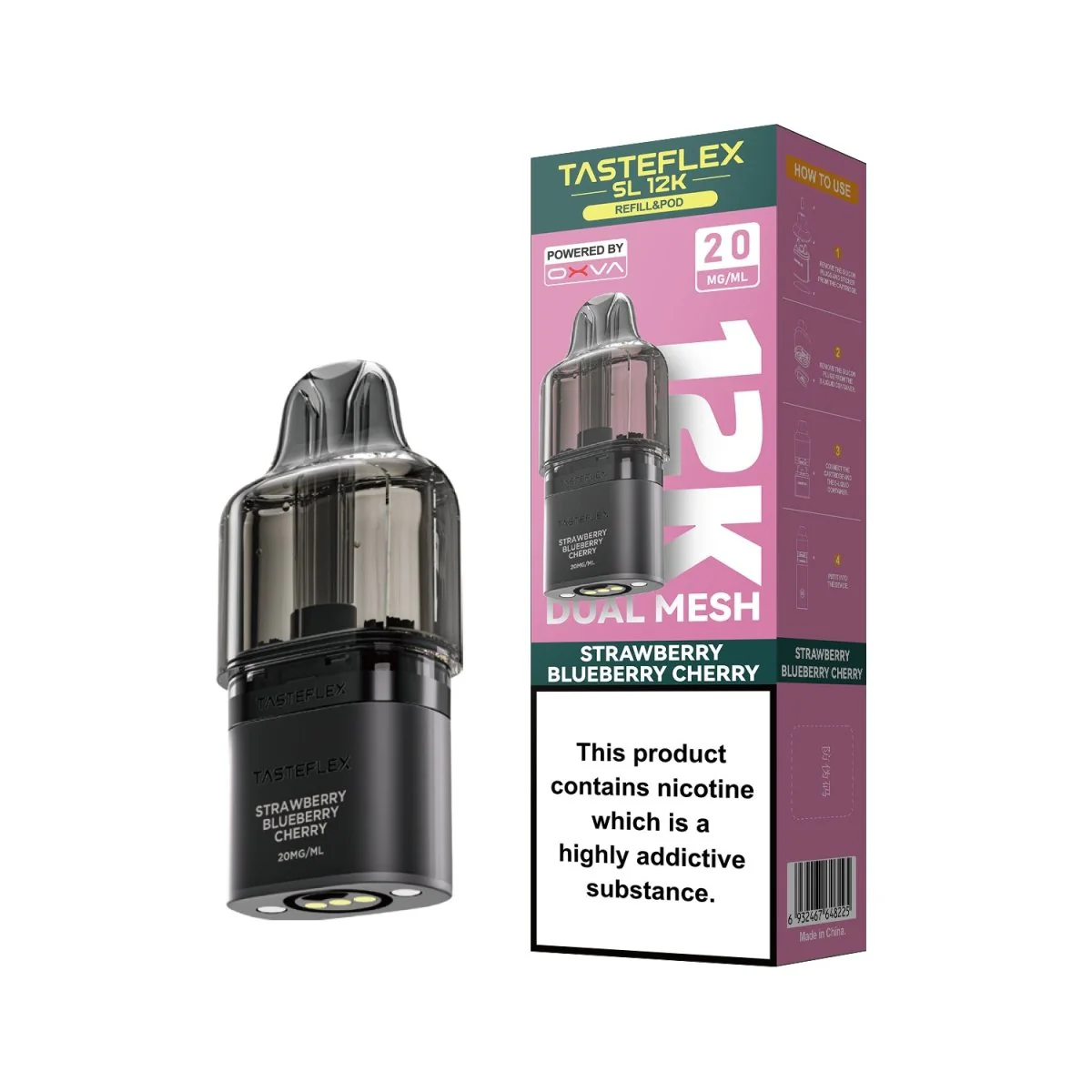 OXVA Tasteflex SL 12K Pre Filled Replacement Pods - Image 9