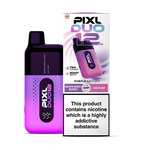 PIXL Duo 12K Pre Filled Pod Vape Kit - Image 9