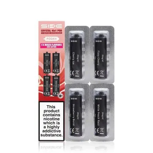 SKE Crystal 4-in-1 2400 Replacement Pods - Image 3