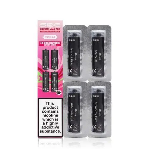 SKE Crystal 4-in-1 2400 Replacement Pods - Image 4