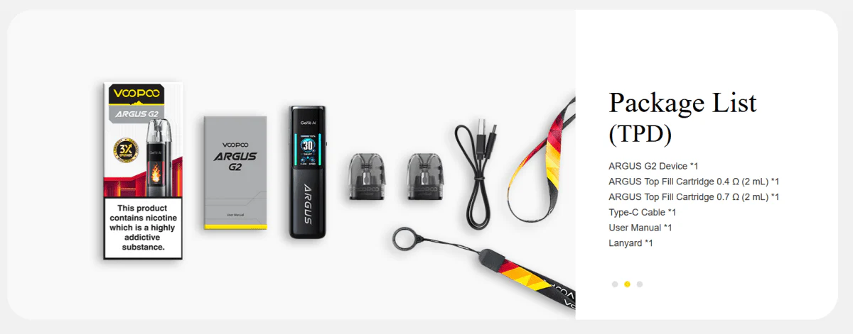 VooPoo Argus G2 Pod Kit - Image 10